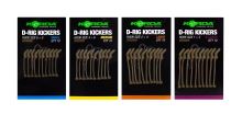 Korda Rovnátka Kickers D Rig Brown 10 ks - Velikost XL