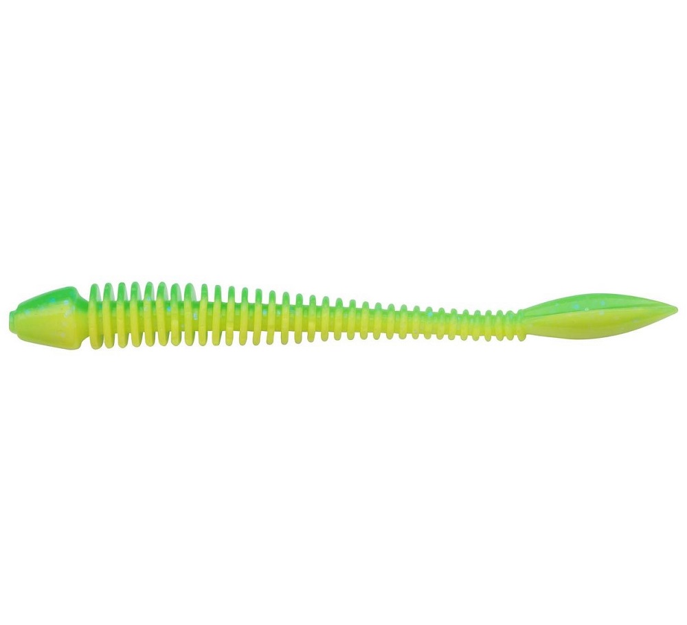 Levně Berkley gumová nástraha powerbait power flail spring green sunshine yellow - 5 cm 12 ks