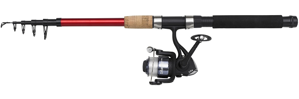 Dam prut fighter pro combo t-spin 1,8 m 5-20 g + naviják zdarma