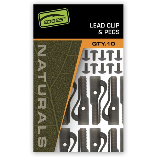 Fox Závěsky Edges Naturals Lead Clip + Pegs 10 ks