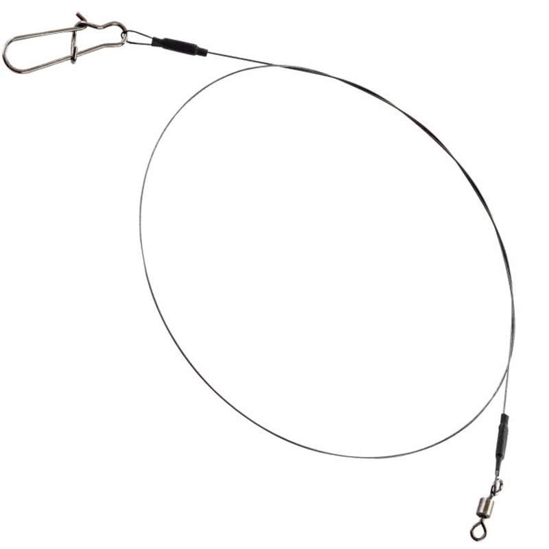 Fox rage lanko strike point jerk leader single strand titanium 2 ks 40 cm - 1 mm