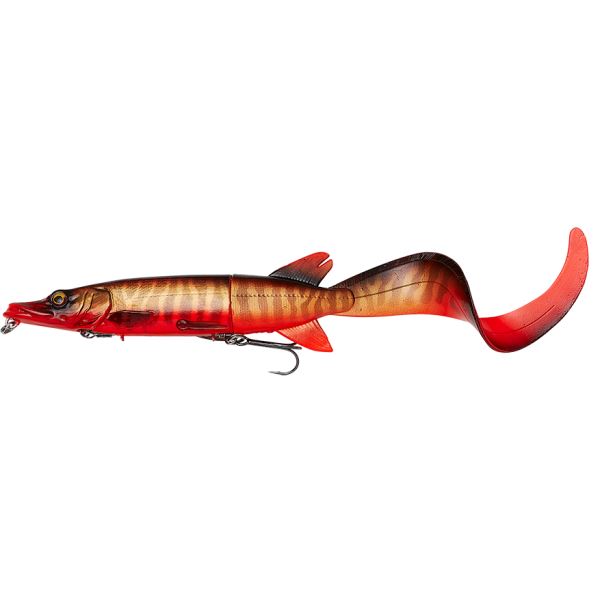 Savage Gear Gumová Nástraha 3D Hybrid Pike Slow Sink Red Belly 17 cm 47 g