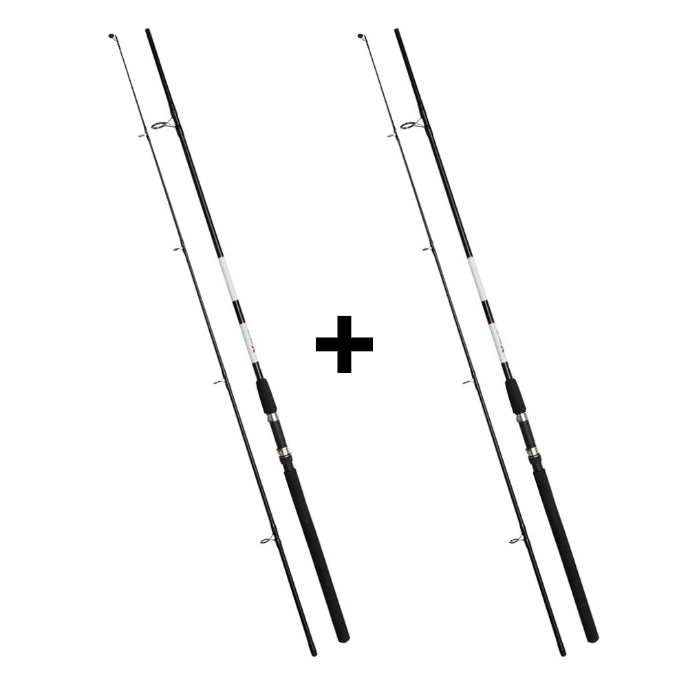 Levně Dam prut base x allround 2,4 m 30-60 g akční set 2 ks