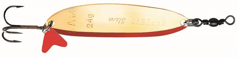 Levně Dam třpytka effzett slim standard spoon silver gold - délka 5 cm hmotnost 8 g