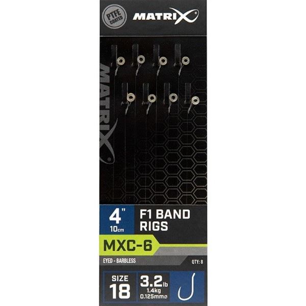 Matrix Návazec MXC-6 Barbless Band Rigs F1 10 cm