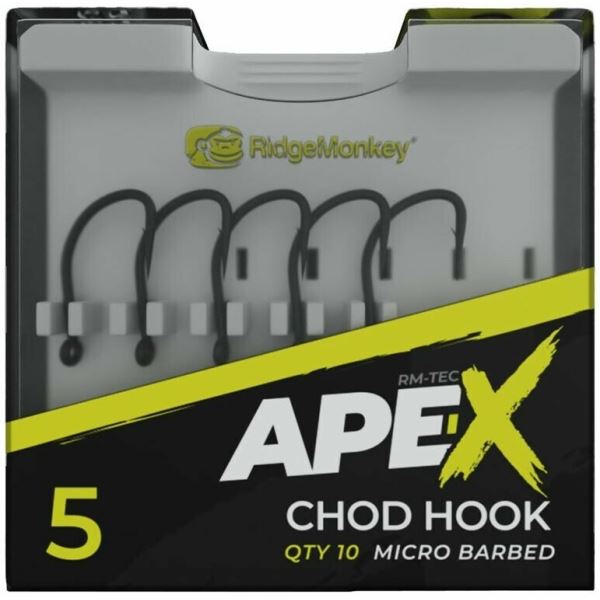 RidgeMonkey Háček Ape-X Chod Barbed 10 ks