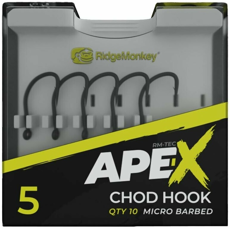 Levně Ridgemonkey háček ape-x chod barbed 10 ks - velikost 5