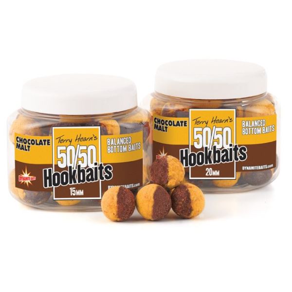 Dynamite Baits Boilies 50/50 Hookbaits Chocolate Malt