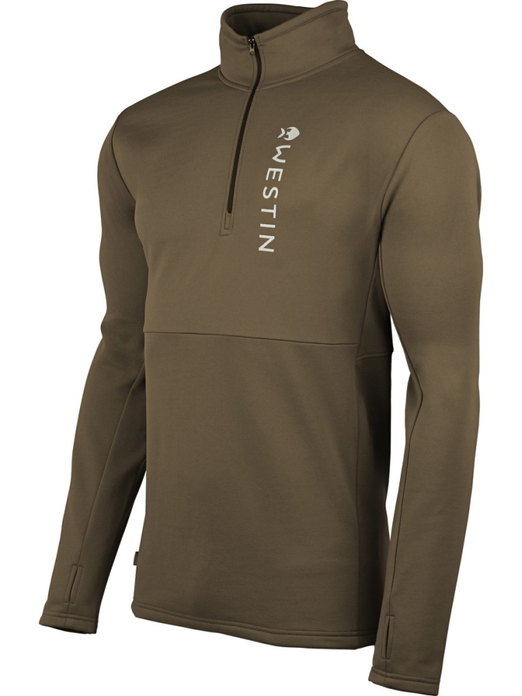 Westin triko energy midlayer 1/2 zip dark sage - m