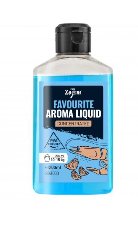 Levně Carp zoom booster favourite aroma liquid 200 ml - mořské plody