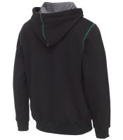 Madcat Mikina Badge Logo Zip Hoodie Black Caviar (2)