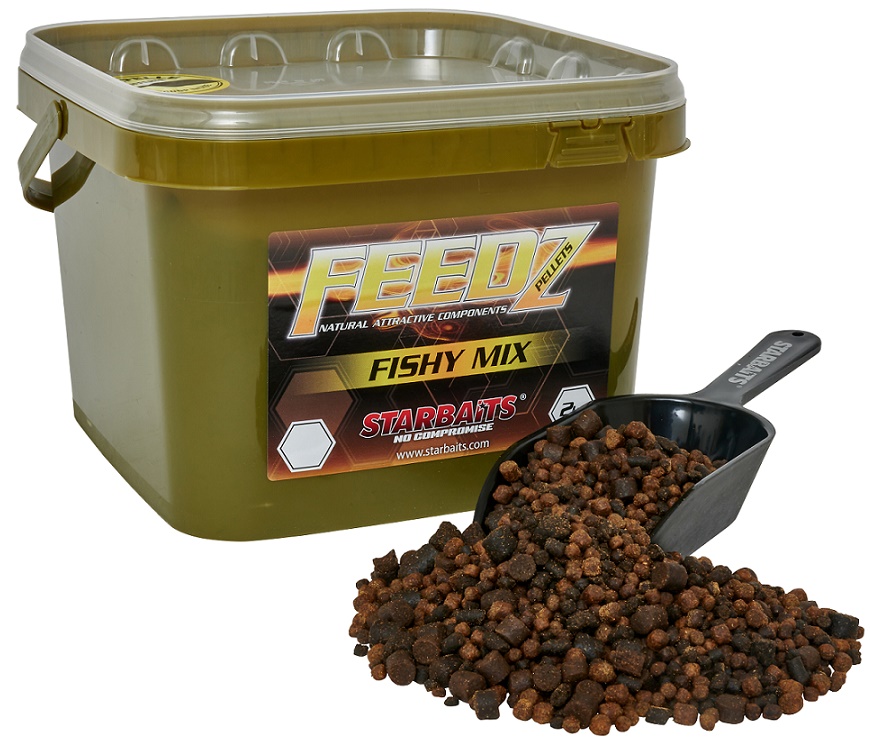 Starbaits pelety feedz fishy pellets mix-2 kg