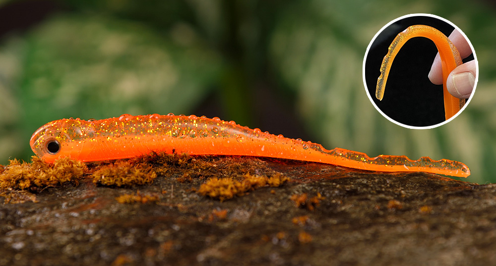 Redbass smáček big snake orange g uv color - 20 cm 24,5 g