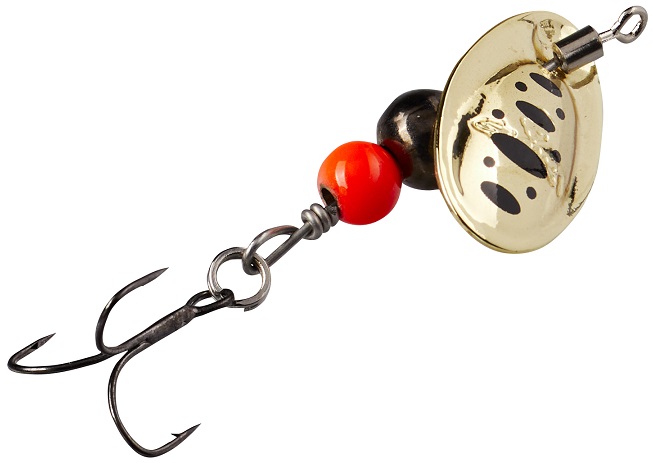 Gunki rotačka dots spotted 1h full gold-black - velikost 1 hmotnost 3 g