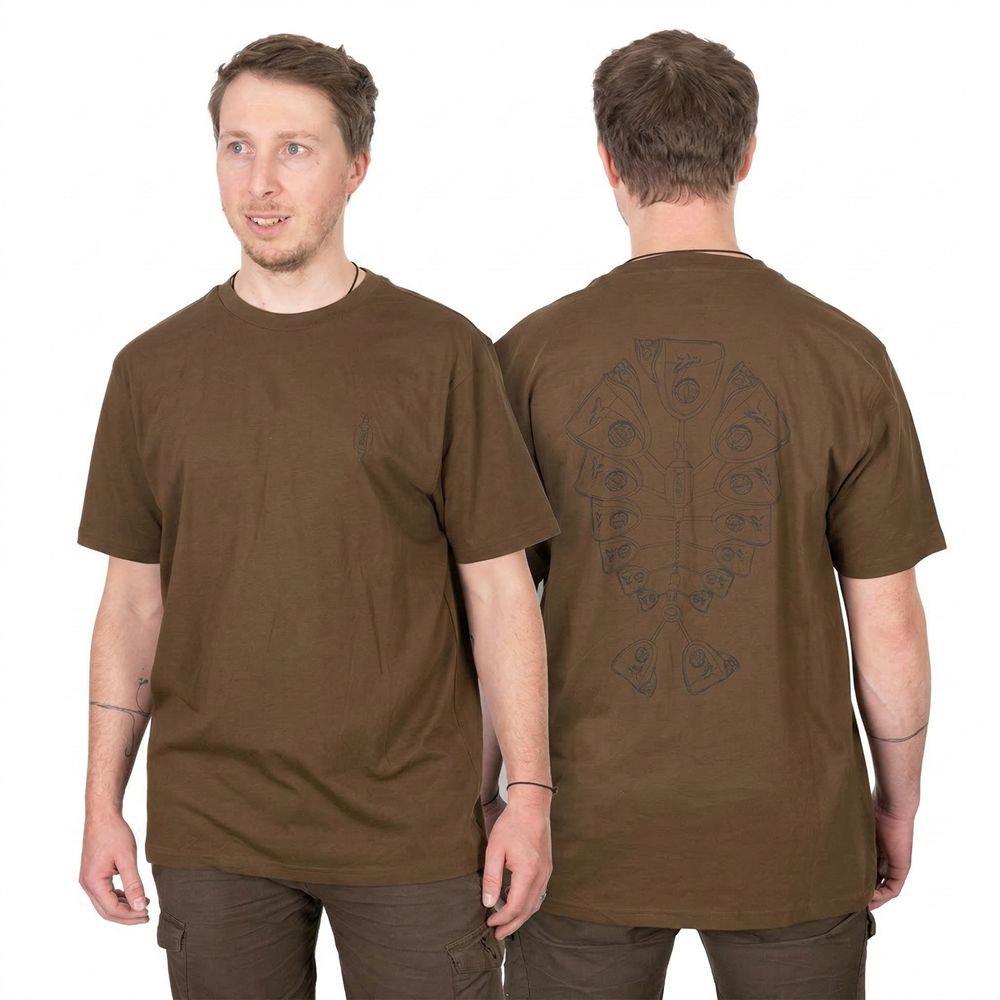 Levně Fox tričko khaki indicator t - s