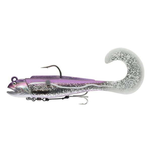 Daiwa Gumová Nástraha Grandwave D-wolf Curly Purple Haddock 21 cm 65 g