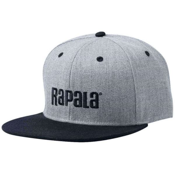 Rapala Kšiltovka Cap Flat Brim Grey/Black