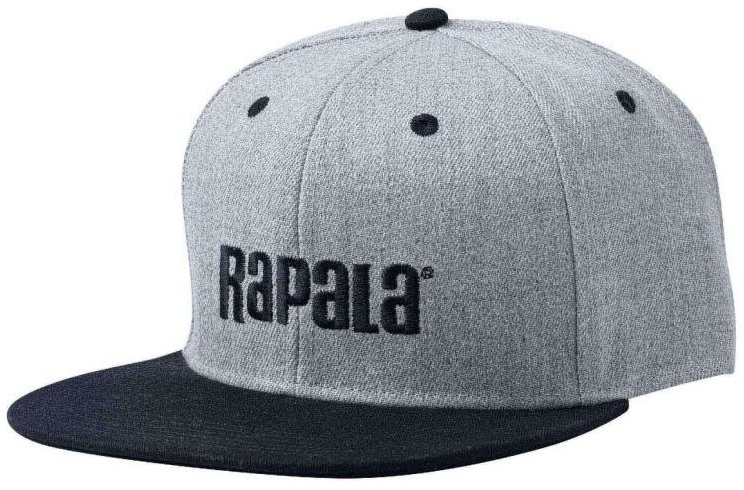 Levně Rapala kšiltovka cap flat brim grey/black
