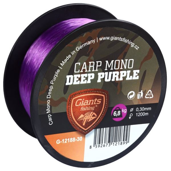 Giants Fishing Vlasec Carp Mono Gaube Purple