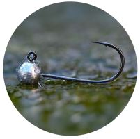 RedBass Jigová Hlavička Sickle 5 ks 6 - 2 g