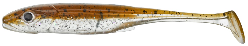 Gunki gumová nástraha whiz flaky brown - 5 cm