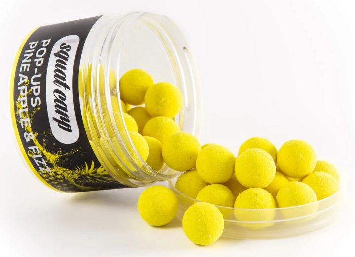 Levně Squat carp plovoucí boilies pop-up pineapple fizz 60 g - 12 mm