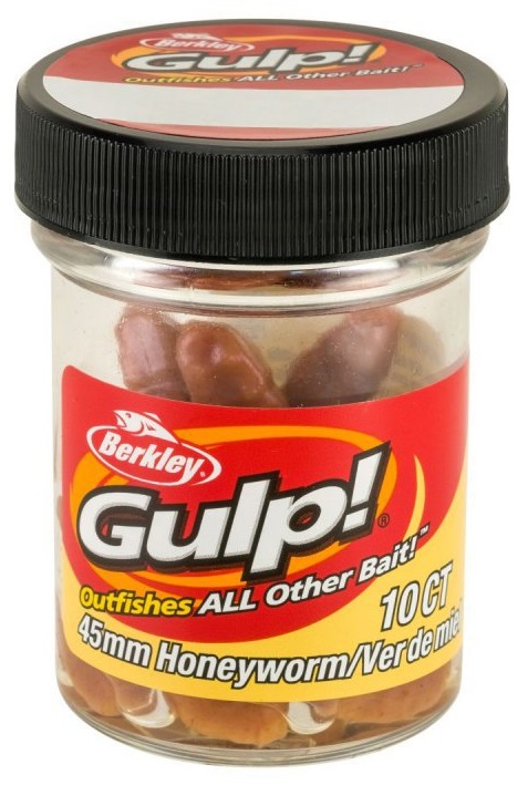 Berkley umělé nástrahy gulp honey worm-natural 4,5 cm