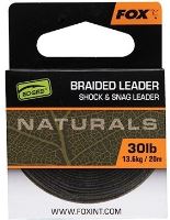 Fox Návazcová Šňůrka Naturals Braided Leader 20 m