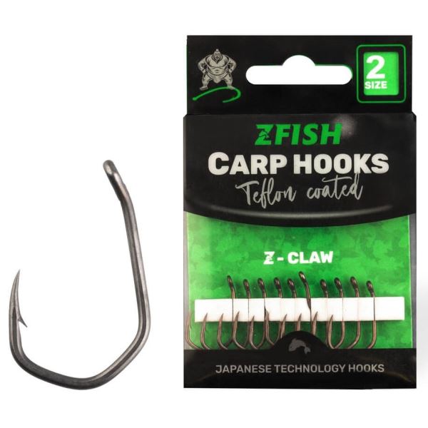 Zfish Teflonové Háčky Z-Claw 10 ks