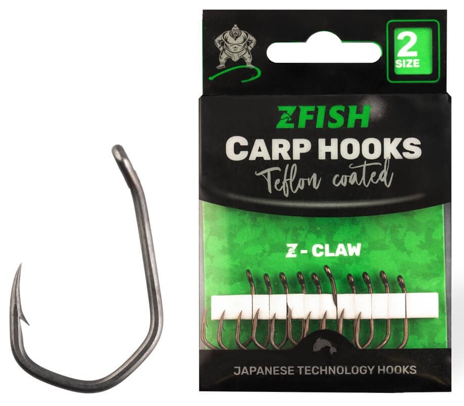 Zfish teflonové háčky z-claw 10 ks - 4
