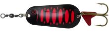 Dam Třpytka Effzett Standard Spoon UV Fluo Red Black - 3,2 cm 6 g