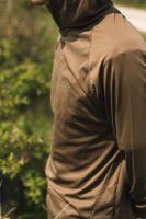 Korda Triko UPF Hooded Top Dark Khaki (1)