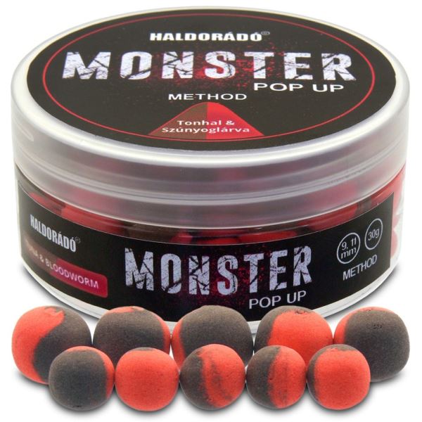 Haldorádó Plovoucí Boilie Pop-Up Method Monster 30 g 9+11 mm