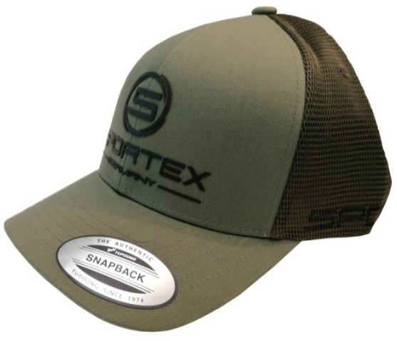 Sportex kšiltovka snap back zelená s logom