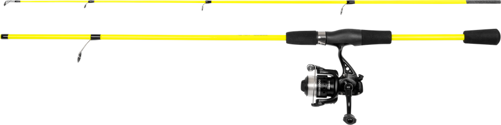 Levně Zebco prut s navijákem disco combo yellow 1,6 m 30 g 2-díl