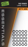 Fox Kroužky Edges Essentials Rig Rings 25 ks - 3,7 mm