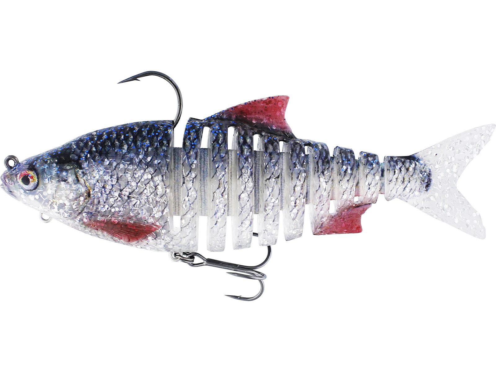 Westin wobler ricky the roach multi jointed r2f sinking glitter roach 14 cm 41 g