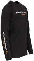 Savage Gear Triko Signature Logo Long Sleeve T Shirt Black Caviar (1)