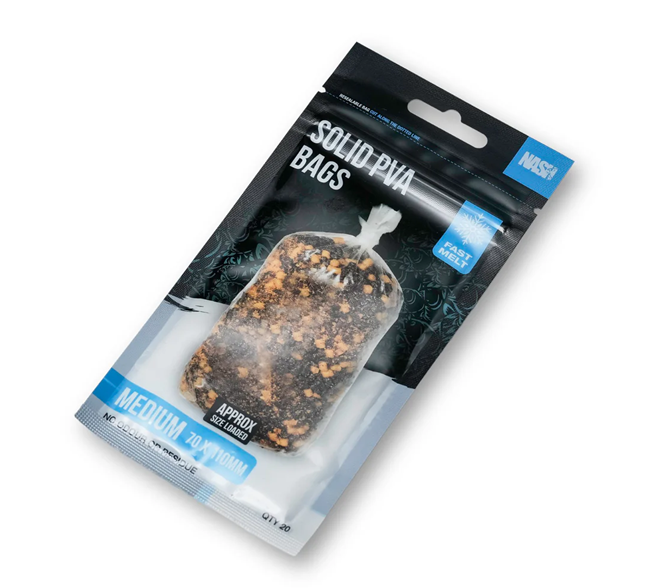 Levně Nash pva sáčky solid pva bags fast melt - medium