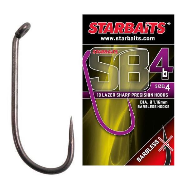 Starbaits Háček SB 4 bez protihrotu