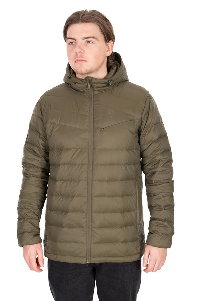 Levně Fox bunda explorer downfill packaway khaki jacket - l