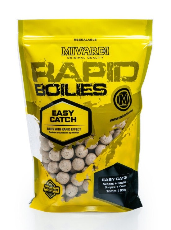 Mivardi Boilies Rapid Easy Catch Scopex Smetana
