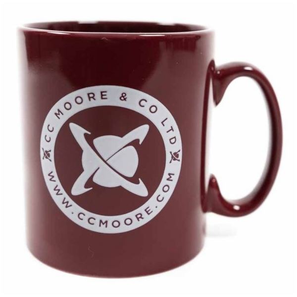 CC Moore Hrnek Burgundy Mug