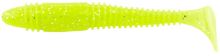 LUCKY JOHN Gumová nástraha Pro Tioga Fat Lime Chartreuse-11,4 cm 4 ks