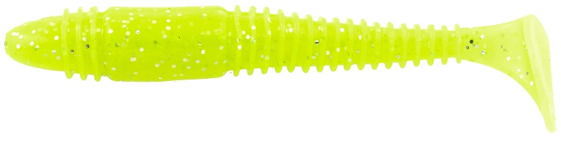 Levně Lucky john gumová nástraha pro tioga fat lime chartreuse-11,4 cm 4 ks