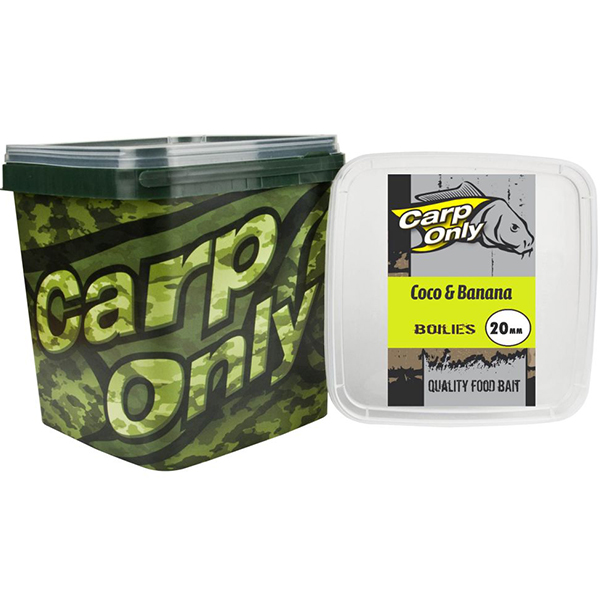 Levně Carp only boilies coco & banana 3 kg-24 mm