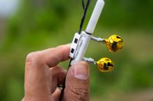 Zebco Světlo Na Špičku Prutu s Dvojitou Rolničkou Trophy Battery Bell Light Green 1,5-4 mm (6)