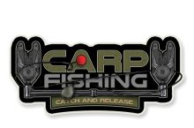 4ANGLERSDESIGN Samolepka 43 Carp Fishing Catch And Release 4ANGLERSDESIGN Samolepka 43 Carp Fishing Catch And Release