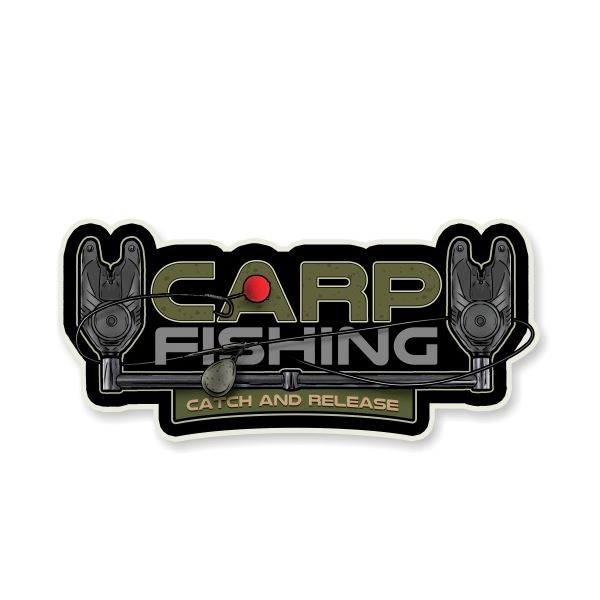 4ANGLERSDESIGN Samolepka 43 Carp Fishing Catch And Release