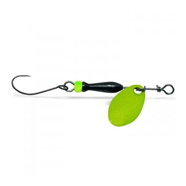 JigovkyCZ Třpytka Classic Barbless Fluo Yellow (Black/Chartreuse Body)